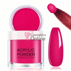 Pudra acrilica de 10g Amelie pentru constructie sau modelaj 3D - PDR23 Rose Neon